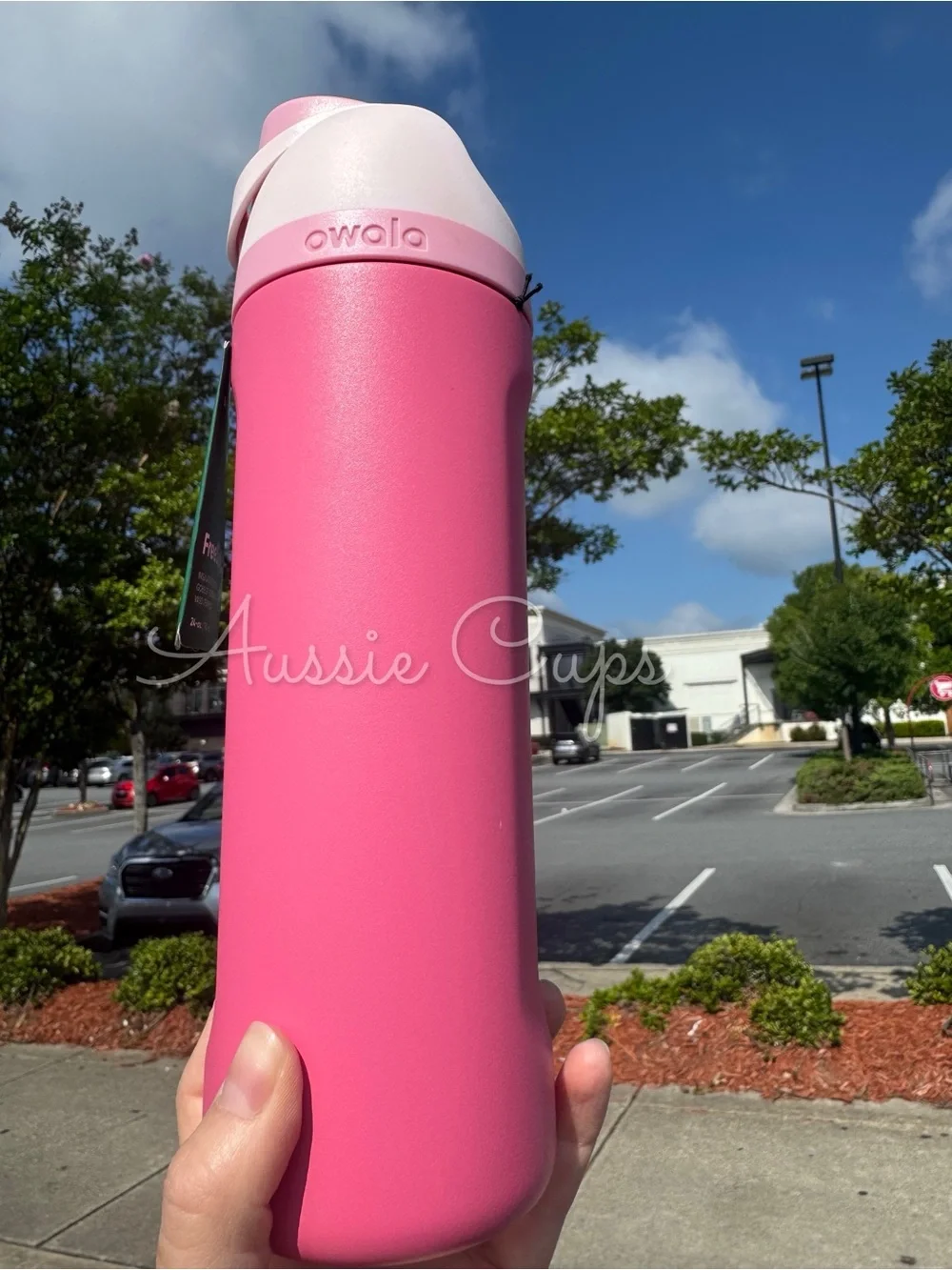 Pink Starbucks X Owala FreeSip 24 oz Insulated Water Bottle, limited